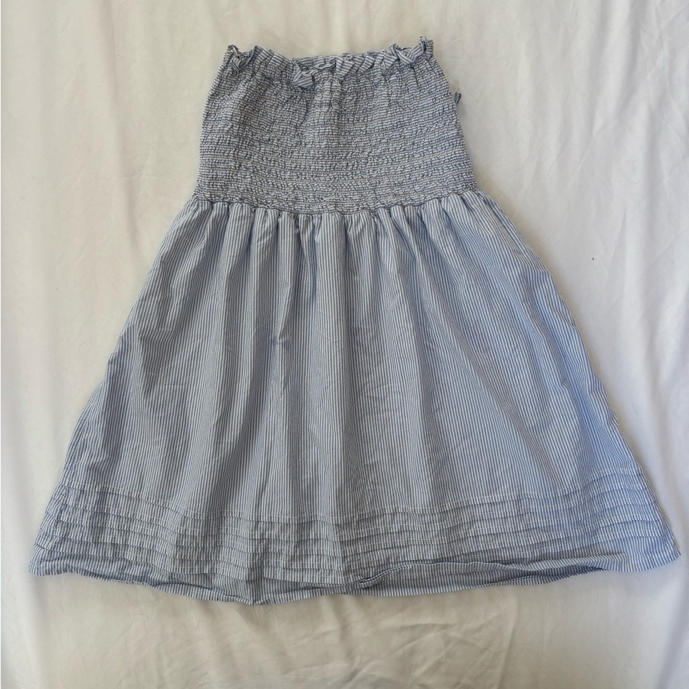American Eagle strapless dress.